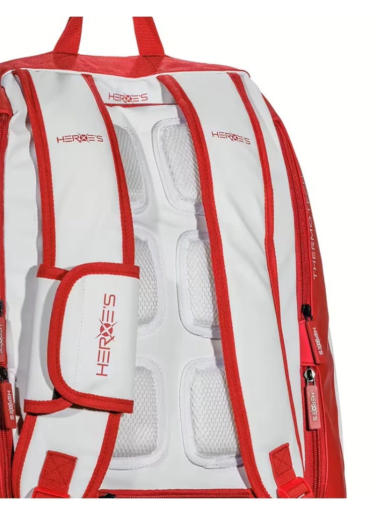 HEROES - PADEL BAG - THUNDER STARLIGHT BAG - White - Red - Image 4